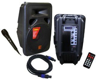 Mr. Dj PP 3530BTPK 15 Inch Full Range Speaker System Package with Bluetooth/MP3/USB/SD Card Slot: Musical Instruments