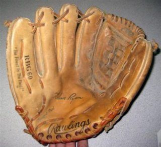 Vintage Nolan Ryan Rawlings Rbg60 Baseball Glove: Sports & Outdoors