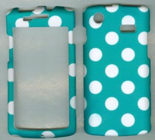 Samsung Captivate I897 Galaxy S Android At&t phone case cover hard rubberized snap on faceplate protector CAMOUFLAGE TURQUOISE POLKA DOT: Cell Phones & Accessories