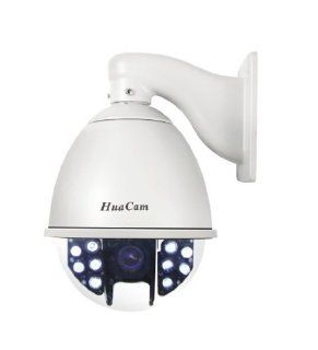 Huacam HCY702H 650TVL SONY CCD High Speed PTZ 18X Zoom Outdoor Weatherproof Night Vision Security Camera : Dome Cameras : Camera & Photo