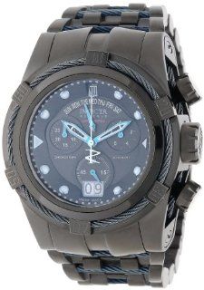 Jason Taylor for Invicta Collection 12951 BOLT Zeus Chronograph Black Dial Black Ion Plated Stainless Steel Watch: Invicta: Watches