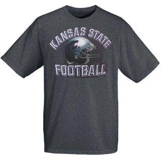 Nike Kansas State Wildcats Charcoal Youth Football Helmet T shirt : Sports & Outdoors
