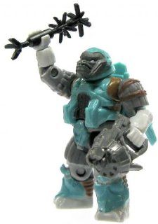 Halo Wars Mega Bloks LOOSE Mini Figure Covenant Teal Jump Pack Brute with Energy Rifle & Spike Grenade: Toys & Games