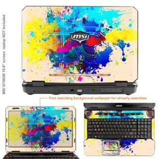 Protective Decal Skin Sticker for MSI GT683R GT683DXR with 15.6 in Screen case cover GT683R 140: Electronics