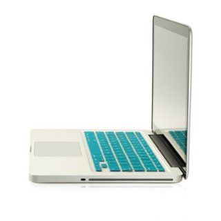 TopCase AQUA BLUE Keyboard Silicone Cover Skin for Macbook 13" Unibody / Macbook Pro 13" 15" 17" with or without Retina Display + TOPCASE Logo Mouse Pad: Computers & Accessories