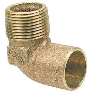 NIBCO C707 4 Series BRZ Cast Bronze 90 Degree Elbow, 3/4" Solder End Female x NPT Male: Industrial Pipe Fittings: Industrial & Scientific