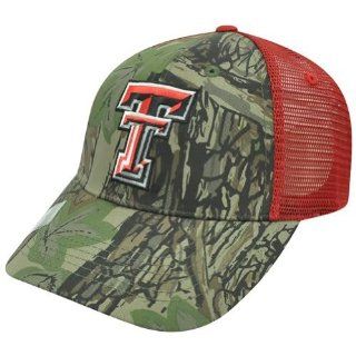 NCAA Texas Tech Red Raiders TTU Two Tone Camouflage Camo Snapback Mesh Hat Cap : Sports Fan Baseball Caps : Sports & Outdoors