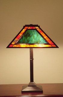 Tiffany Style Mission Frank Lloyd Wright Design Table Lamp: Electronics