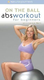 On the Ball: Abs Workout for Beginners with Leisa Hart [VHS]: Leisa Hart: Movies & TV