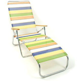 Telescope 821 Multi Position Folding Chaise Lounge Beach Chairs   690 Parfait : Patio Lounge Chairs : Patio, Lawn & Garden