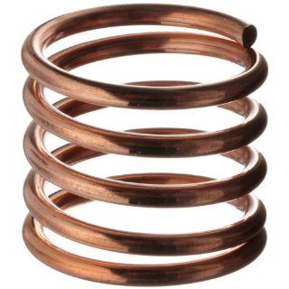 Silver Coated Beryllium Copper Compression Spring .770" OD x .072" Wire Size x 0.690" Free Length (Pack of 10)