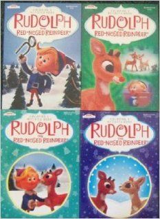 Rudolph The Red Nosed Reindeer Coloring & Activity Book Set of 4: Toys & Games