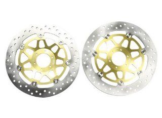 1 Pair Motorcycle Brake Disc Rotor Fit For HONDA VFR F 750 94 97 FRONT   L / R: Automotive