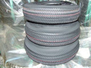 Two (2) Tires, Size: 4.10/3.50 4, 4ply, Sawtooth Tread : Lawn Mower Tires : Patio, Lawn & Garden