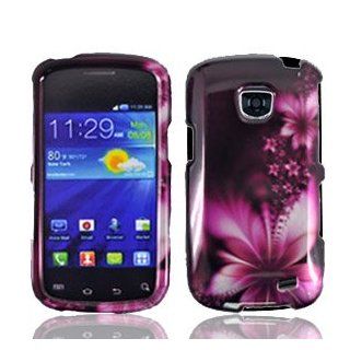 Samsung Feather Flower Faceplate Hard Phone Case Cover for Straight Talk Samsung Galaxy Proclaim 720C SCH S720C: Cell Phones & Accessories