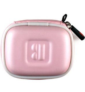 Pink BlueTooth Headset Carrying Case Pouch Holster Holder for Aliph Jawbone I: Cell Phones & Accessories