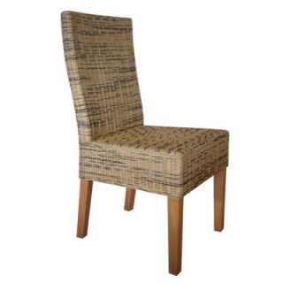 Fox Hill Trading Rattan Living Wicker Dining Chair (Set of 2) (Set of