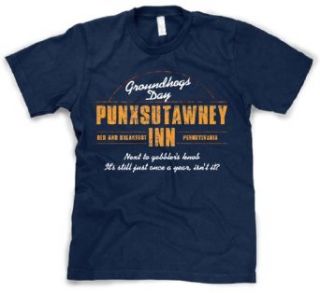 Punxsutawney Inn T Shirt Funny Groundhogs Day Shirts: Novelty T Shirts: Clothing