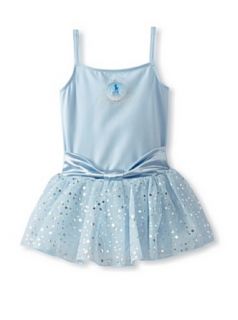 Girl's Disney Princess Cami Leotard Dress BLUE M: Clothing