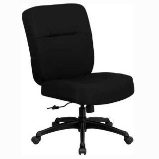 Flash Furniture WL 723ATG BK GG Hercules Series 400 Pound Big/Tall Black Fabric Office Chair with Arms/Extra Wide Seat   Desk Chairs
