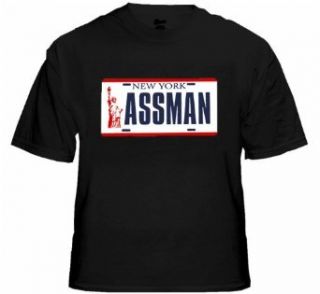 Funny Seinfeld Shirts ASS MAN Licence Plate T Shirt #723 Clothing