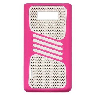 Bfun New Tough Mesh Hot Pink Silicone Cover Case For LG OPTIMUS L7 P705/P705G/700: Cell Phones & Accessories