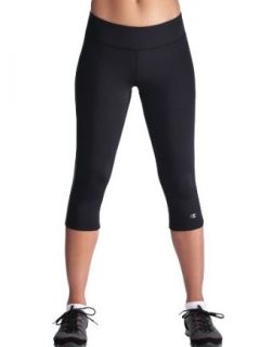 Champion Double Dry Absolute Workout FITTED 17 Inch Women's Knee Tights, M Black
