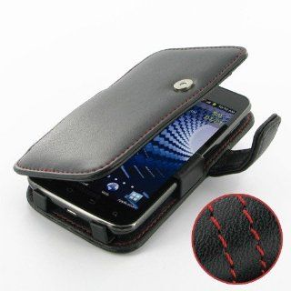PDair B41 Black / Red Stitchings Leather Case for Samsung Galaxy S II LTE SGH i727R: Electronics