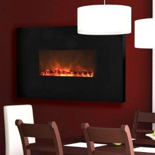 Dream Flame Wall Mount Linear Electric Fireplace Size: 38" : Outdoor Fireplaces : Patio, Lawn & Garden