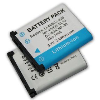 2P Battery for Olympus Stylus 725SW 730 740 750 760 770SW 780 790SW 820 830 840 850SW Tough 3000 : Digital Camera Batteries : Camera & Photo