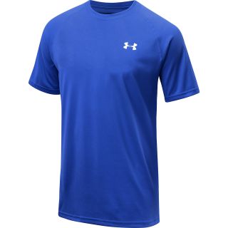 UNDER ARMOUR Mens Tech Short Sleeve T Shirt   Size: 2xl, Royal/white