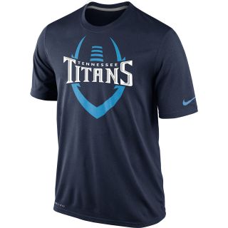 NIKE Mens Tennessee Titans Dri FIT Legend Icon Short Sleeve T Shirt   Size: