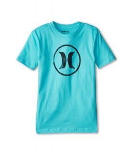 Hurley Kids Bloc Party Tee Boys Short Sleeve Pullover (Blue)