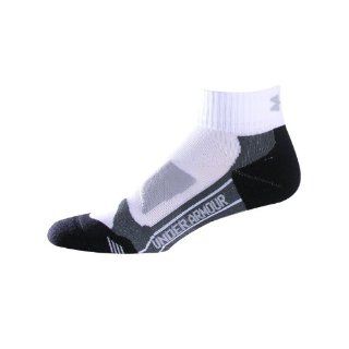 Under Armour HeatGear Draft II Quarter Sock Medium White : Running Socks : Sports & Outdoors