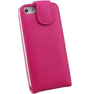 Likeeb high quality Flip Snap leather case for Apple iPhone 5 5G Rose: Cell Phones & Accessories
