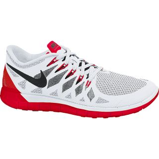 NIKE Mens Free Run+ 5.0 Running Shoes   Size: 9.5, White/red