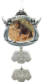 Cathedral Art In Loving Memory Angel Dog Memorial Photo Ornament dog charm CO737   Prints