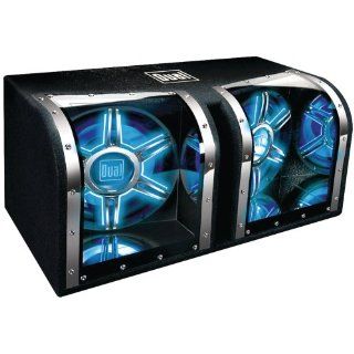 DUAL BP1204 Dual 12" Bandpass Subwoofer with Box: Electronics