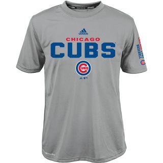adidas Youth Chicago Cubs ClimaLite Batter Short Sleeve T Shirt   Size: Medium,