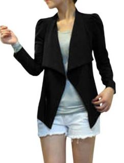 Allegra K Self Tie Strap Long Sleeves Crop Blazer Jacket for Woman at  Womens Clothing store: Blazers And Sports Jackets