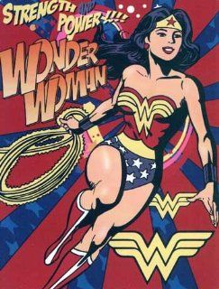 DC Comic Book Wonder Woman Fleece Throw Blanket: Everything Else