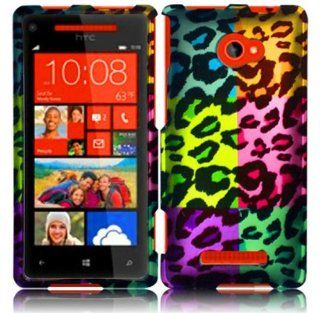 Exceptional Leopard Design Hard Case Cover Premium Protector for HTC Windows Phone 8X / HTC 6990 / HTC Zenith (by AT&T / T Mobile / Verizon) with Free Gift Reliable Accessory Pen: Cell Phones & Accessories