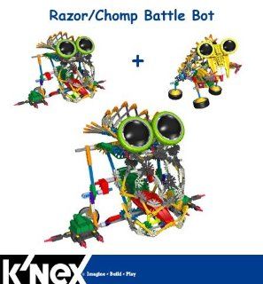 K'NEX Moto Bots Series   Razor/Chomp Battle Bot: Toys & Games