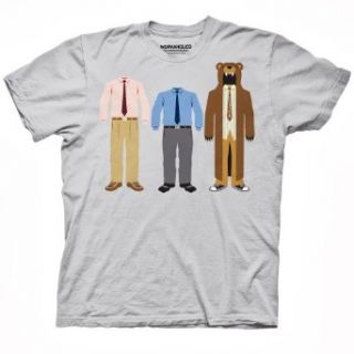 Workaholics Gotta Be Fresh Character Suits Men's Silver T shirt: Movie And Tv Fan T Shirts: Clothing