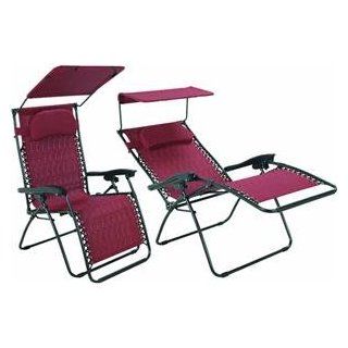SummerWinds F5343SCB35SE06 XL Oversized Relaxer with Canopy, Dark Red Weave : Patio Lounge Chairs : Patio, Lawn & Garden
