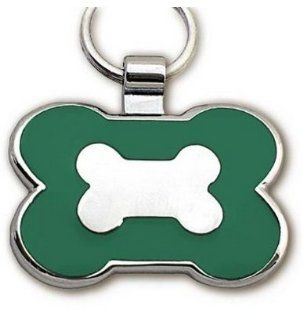 Green, Large   Pet ID Tag   Bone Shape   Custom engraved cat and dog tags, pet id tags, pettags Pet Supplies / Shops : Hunting Dog Equipment : Sports & Outdoors