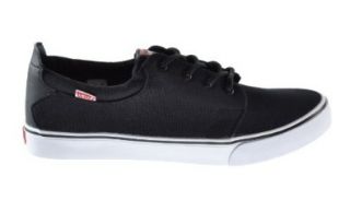 Levis Justin Men's Fashion Sneakers Black/White 516250 01a: Shoes