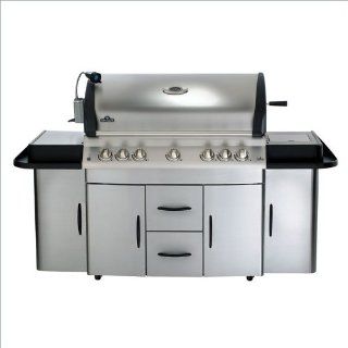 Napoleon Grills Mirage Cabinet 730 Series Cart Infrared Grill in Stainless Steel   Propane : Infrared Gas Grill : Patio, Lawn & Garden