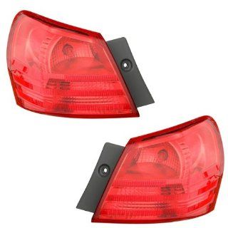 08 13 Nissan Rogue Tail Light Lamp Rear Brake Taillight Taillamp (Quarter Panel Outer Body Mounted) Pair Set Right Passenger And Left Driver Side (08 2008 09 2009 10 2010 11 2011 12 2012 13 2013) Automotive