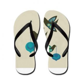Artsmith, Inc. Women's Flip Flops (Sandals) Retro Peace Birds Costume Footwear Clothing